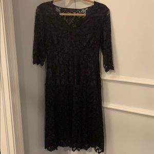 BCBG Navy Lace Dress Size M